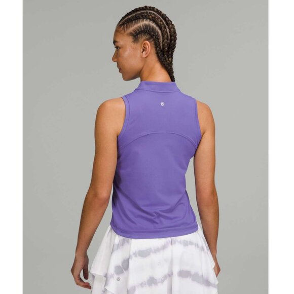 Lululemon Front Zip Mock-Neck Tennis Tank Top - Picture 2 of 9